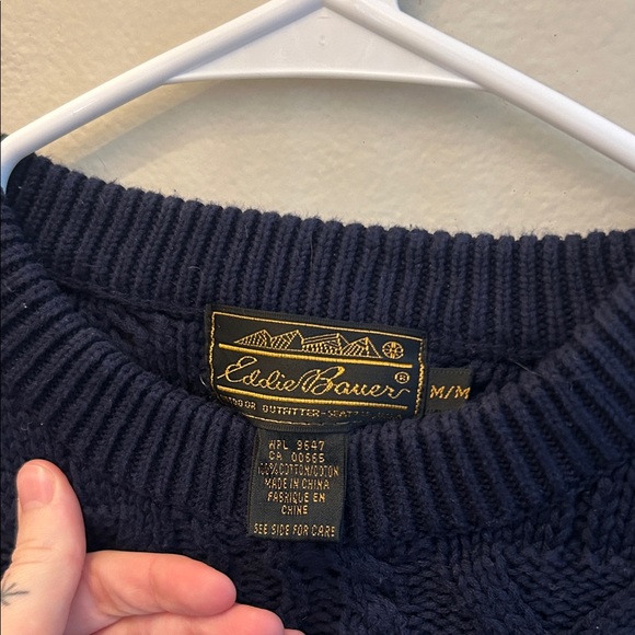 Eddie Bauer Dark Blue Crewneck Sweater - Picture 3 of 4